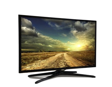 4k monitörü beyazda izole edildi