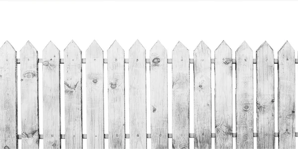 White wooden fence — Stock Photo, Image