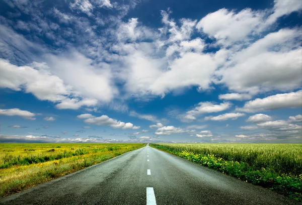 Road to the sky Royalty Free Stock Photos