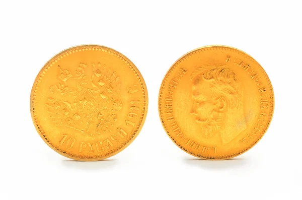 Oro moneda antigua rusa —  Fotos de Stock