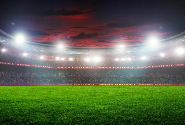 Stadio di calcio prima della partita — Foto Stock