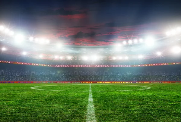 Stadio di calcio prima della partita — Foto Stock