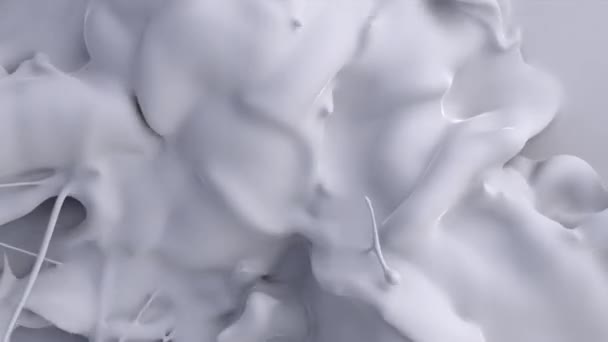 A tej négy áramlása összeütközik — Stock videók