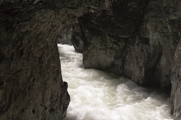 Partnachklamm v Bavorsku, Německo — Stock fotografie