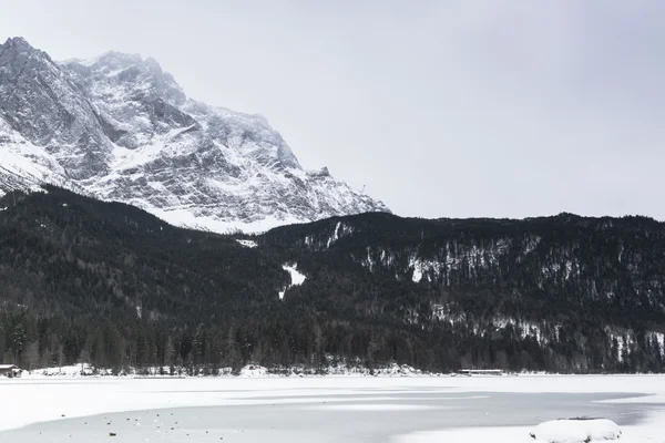 ทะเลสาบในฤดูหนาว — ภาพถ่ายสต็อก