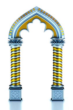 Klasik kemer kavramı (3d render)