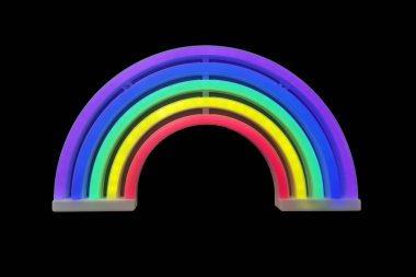 Koyu bir arka planda parlayan parlak renkli ışıklı halkalar. Soyut parlak dairesel şekiller, arka plan, pankart ve yaratıcı dijital projeler için uygun canlı bir modern grafik tasarımı yaratıyor.