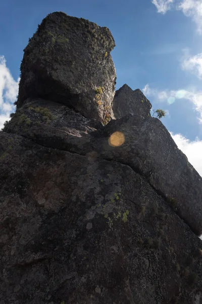 Kolumbijský Starobylý Monolit Názvem Torre Los Indios Nebo Indiánská Věž — Stock fotografie