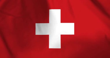 Rüzgâr arkaplan döngüsü video animasyonu ile dalgalanan bayrak