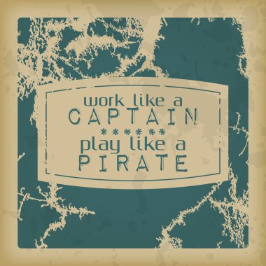 Retro motivasyonel arka plan