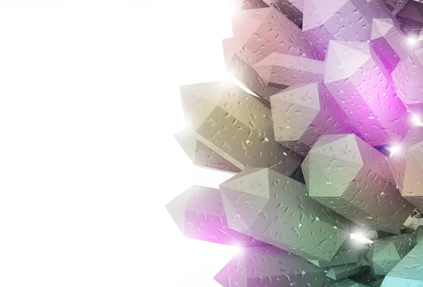 3D Crystal Background — Stock Photo, Image