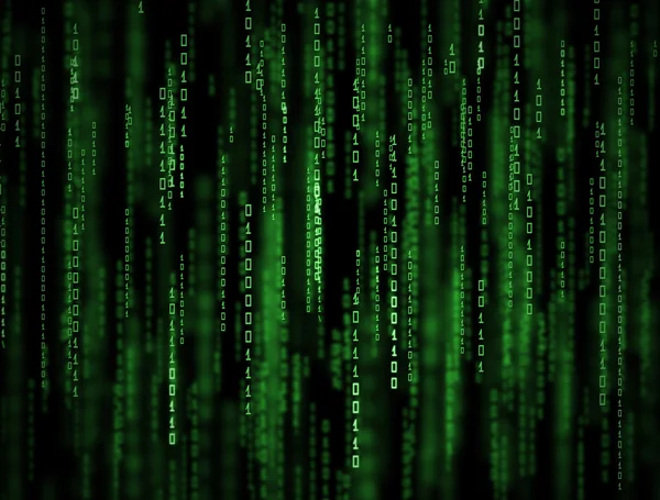 3D Matrix Background — Stock Photo, Image