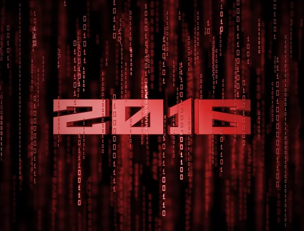 3D 2016 Matrix Background — Stock Photo, Image