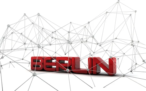 Berlin text — Stock Photo, Image