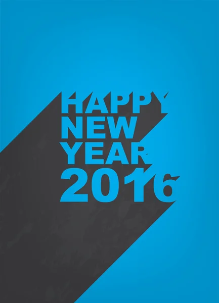 快乐的新年2016 — 图库矢量图片