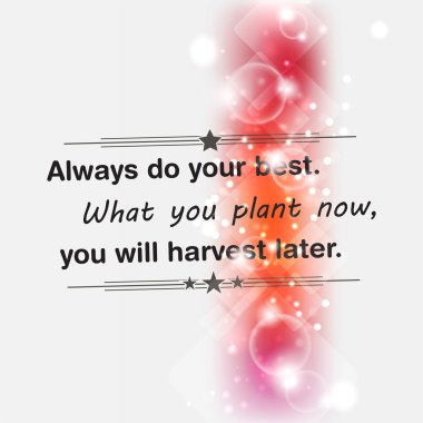 Minimalist motivasyon posteri