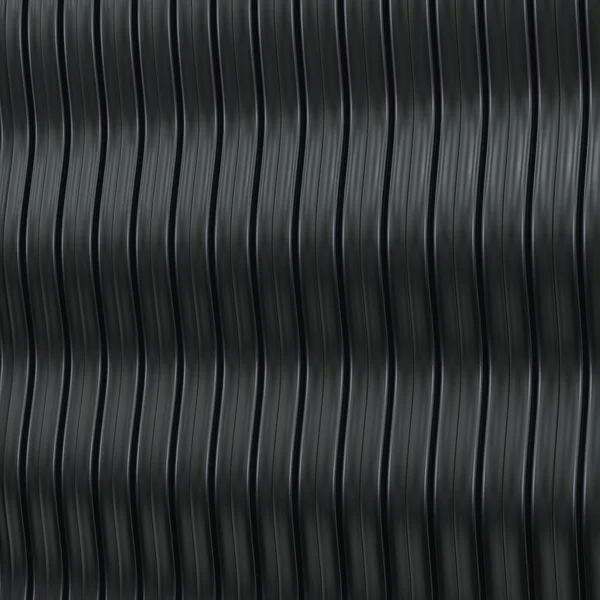 波状结构的抽象金属背景。3d 渲染. — 图库照片
