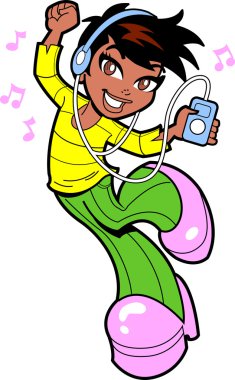 Güzel dans etnik Teen