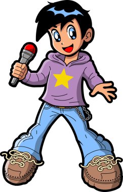 Anime Manga çocuk Pop yıldızı