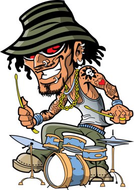 Vahşi rock müzisyeni