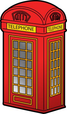 British Phone Booth clipart