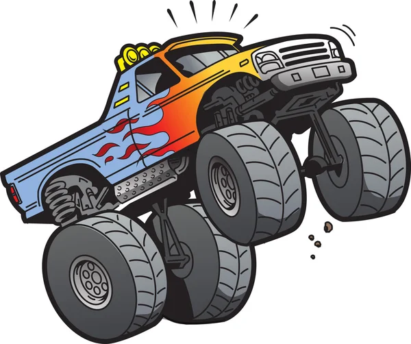 Monster Truck Salto — Vetor de Stock