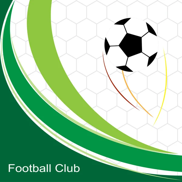 Fútbol abstracto. fondo con fútbol fútbol desig — Vector de stock