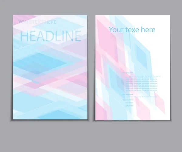Soyut geometrik vektör şablonu. Tasarım şablonu
