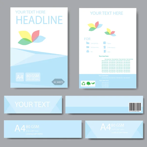 Soyut geometrik vektör şablonu. Tasarım şablonu