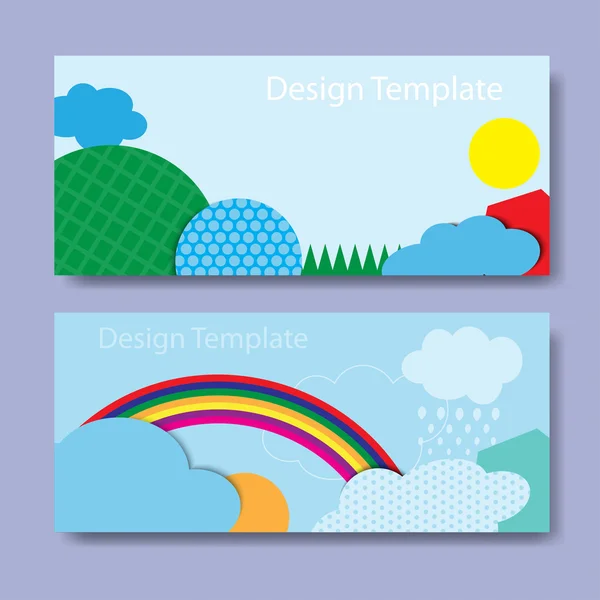 Soyut geometrik vektör şablonu. Tasarım şablonu