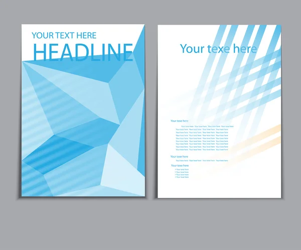 Soyut geometrik vektör şablonu. Tasarım şablonu  