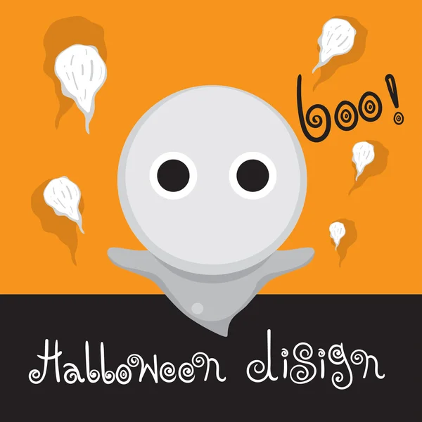 Şablon Cadılar Bayramı vektör çizim tasarım   