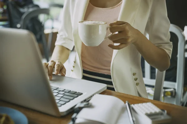 Trabajar con café —  Fotos de Stock