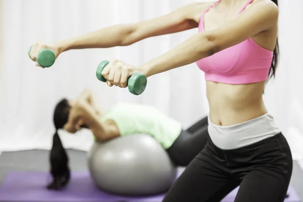 Women doing exercise — Stock Photo, Image