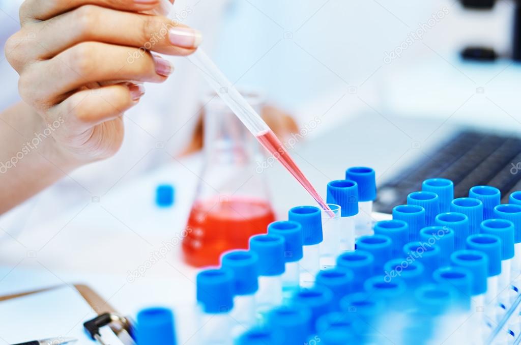 scientists experimenting in laboratory