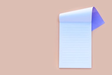 Eski gül arkaplanının defteri. Boşluğu kopyala