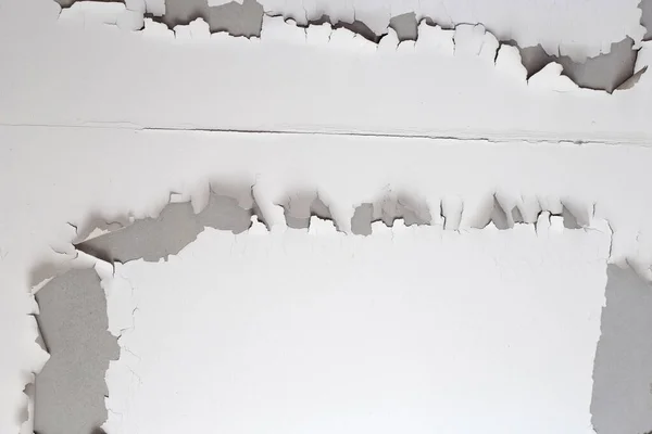 White Color Paint Peeling Ceiling House Roof — Stock Photo, Image