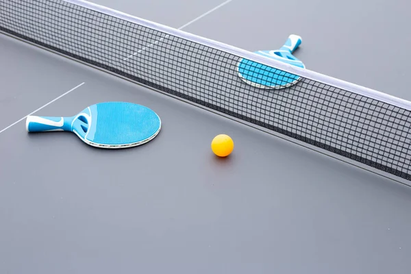 Table tennis equipment racket, ball and net