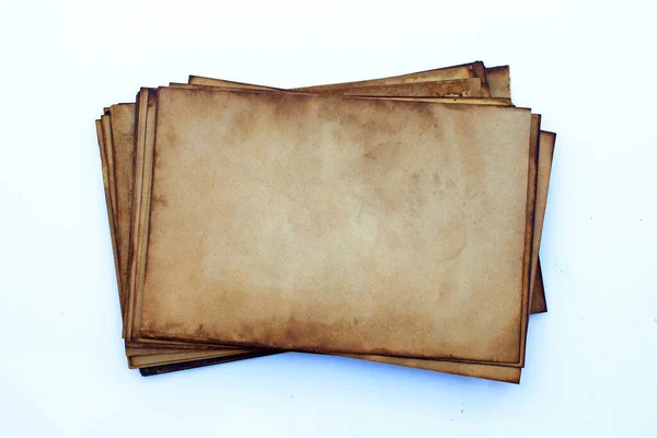 Old Paper White Background — Stock Photo, Image