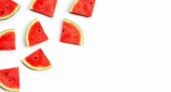 Watermelon Slices White Background — Stock Photo, Image