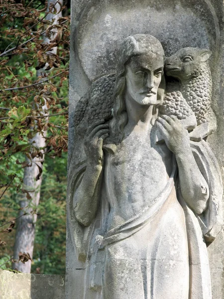 Каменная скульптура Пророка — стоковое фото