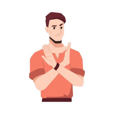 Sinirli adam el ele tutuşuyor, bu kadar jest yeter.