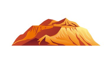 Colorado mountain plato, rocky cliffs in desert clipart