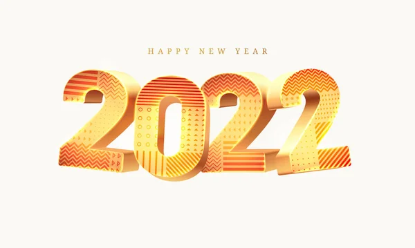 Feliz Año Nuevo 2022 vector elemento de diseño de calendario — Archivo Imágenes Vectoriales