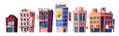 Şehir binaları ve modern kasabanın mimarisi