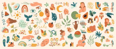 Bitkiler ve hayvanlar, çeşitli şekillerde modalar.