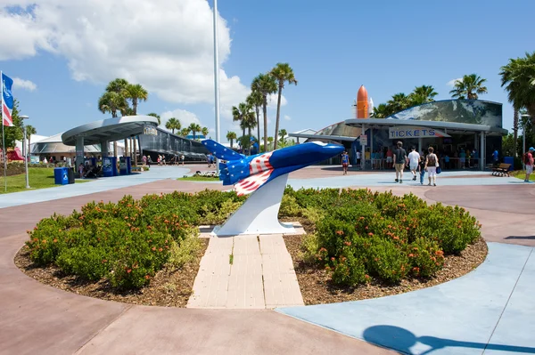 Ingang van Kennedy Space Center — Stockfoto