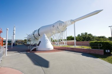 Rocket Garden of Kennedy Space Center clipart
