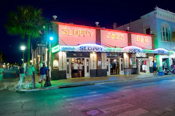 Strada Duval a Key West — Foto Stock