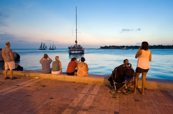 Turisták Key West — Stock Fotó